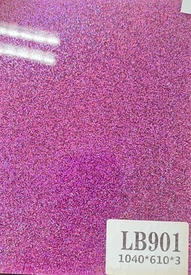 1/8 in Purple schittert Flikkering Gegoten Acrylbladcomité voor Art Crafts